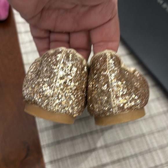 Sam Edelman Felicia Gradient Silver/Gold Girls Ballet Flat size 13 - Picture 8 of 9